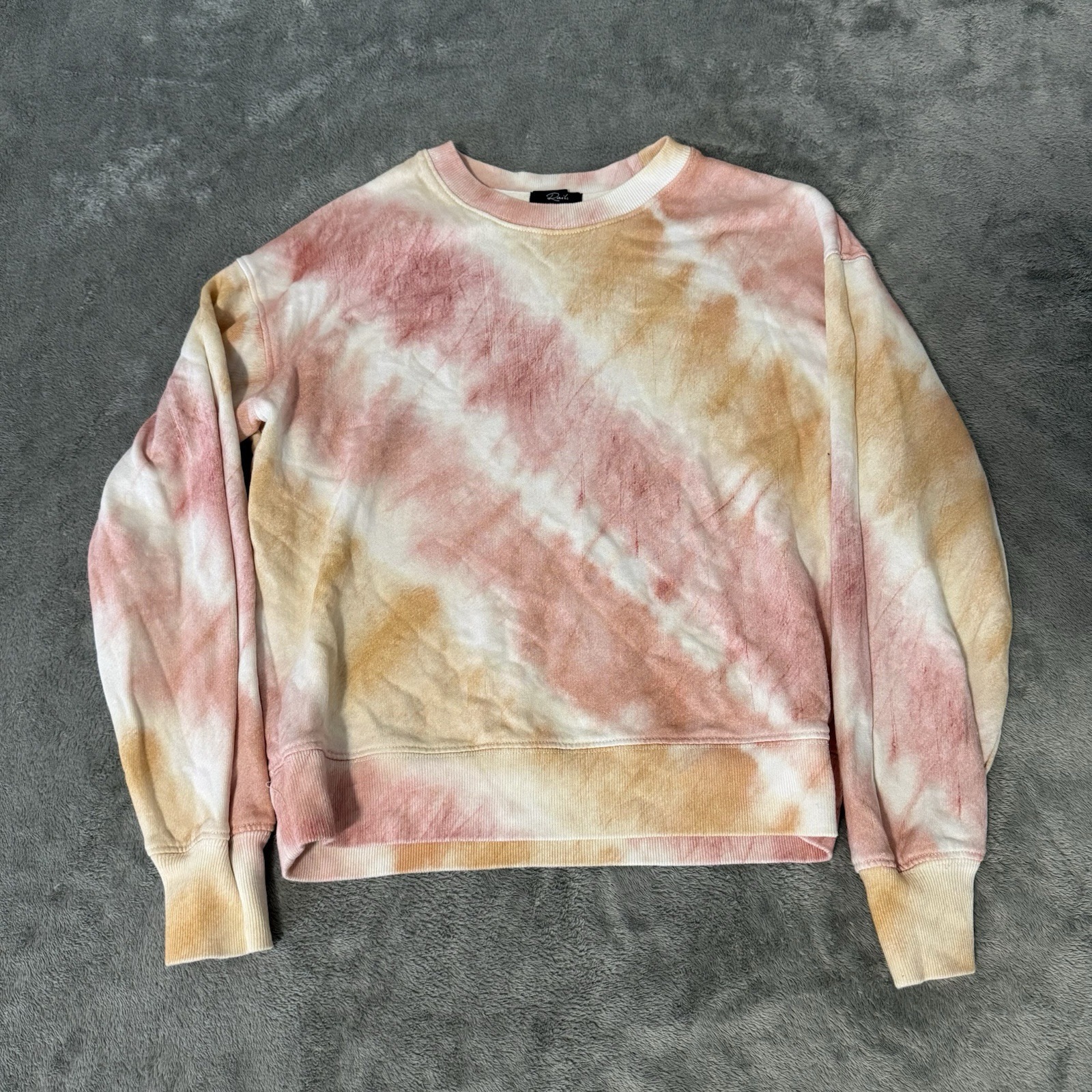 Rails Ramona Sunset Tie Dye Sweater Size Xs Long Sleeve Modal Cotton Blend Cozy